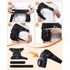 Shoulder Heating Pad with Massager & Magnetic Remote, Cordless Heating
