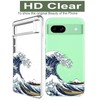 Unov Case Compatible with Pixel 8a Case Clear Transparent Slim