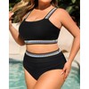 Daci Women Two Piece Plus Size Bikini - High Waisted