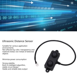 Waterproof Ultrasonic Sensor, Ultrasonic Distance Sensor DC3.3V-5V IP67 Waterproof Protection Vehicle Detector Automatic Presence Sensor Ultrasonic