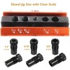 O'SKOOL Self Centering Dowel Jig Kit Drilling Guide Bushings Set