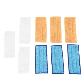 9 Pcs Replacement Microfiber Mop Washable Mop Head Mop Pads Robot Brush Spare Parts Fit for Irobot Braava Jet 240 241