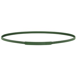 JASGOOD Women Skinny Metal Belt Laides Thin Elastic Green Chain Waist Belt for Dress