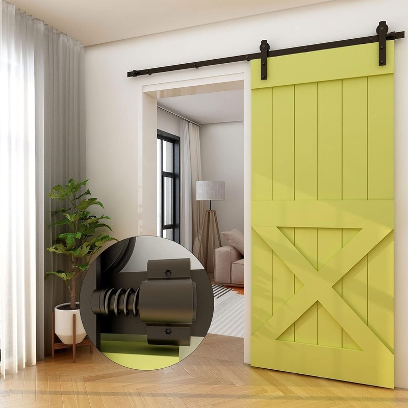 CCJH Barn Door Stopper for 40mm Width Flat Barn Door