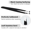 Brencco Precision Tweezers Set of 4 Stainless Steel Professional Eyebrow