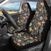 Quelytytrip Mushroom Daisy Print Auto Seat Covers for Cars Trucks