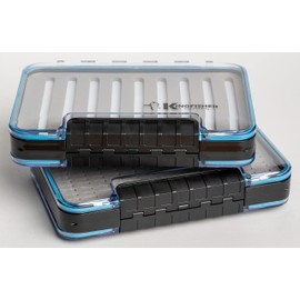Kingfisher Fly Fishing Waterproof Fly Box Perfect for Large Flies and Saltwater Flies