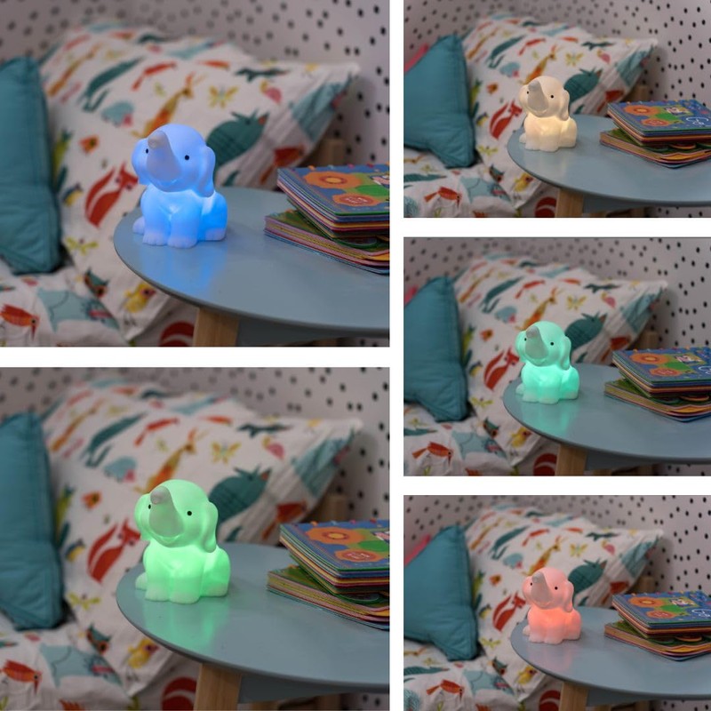 Children's Baby Bedroom Night Light LED Colour Changing Nursery Bedside