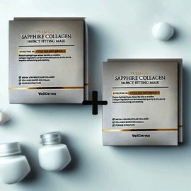 WellDerma Collagen Mask Pack Premium 2 Boxes WellDerma Premium Mask Pack 2 Boxes / 웰더마 콜라겐 마스크팩 프리미엄 2박스 웰더마 프리미엄 마스크팩 2박스