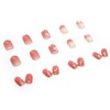 HAPVITAL 24 Pcs Nail Tip, Nail Tip, 3D Nail Tip,