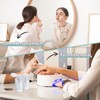 2 Stück 200ml Dispenser Pumpflasche, Nagellackentferner Pumpspender, Pumpspender RunterdrüCken für