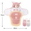 Manta de Felpa para Bebé, Saquito para Dormir, 0-3 Meses