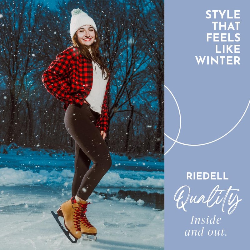 Riedell Ember Recreational Ice Skates for Women and Men -