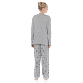 A2Z 4 Kids Girls Pyjamas 2 Piece Jersey Pajamas Set Comfortable Sleepwear Lounge Suit for Kids Top Loungewear Gifts Age 7-8 9-10 11-12 13 Years, Sloth