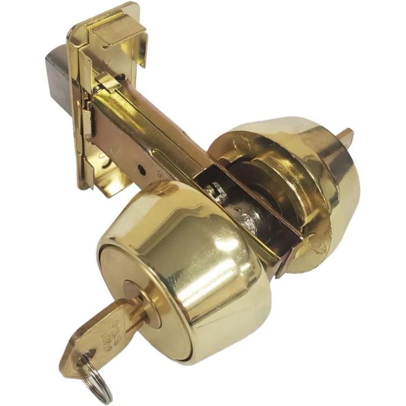 CEL Snap-in Deadbolt Lock with Concealed Screws -Double Cylinder Key