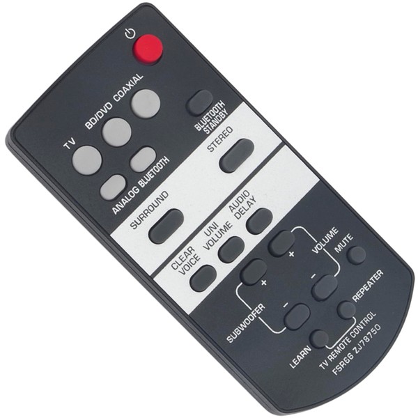 Allimity FSR66 ZJ78750 Replacement Remote fit for Yamaha Home Audio
