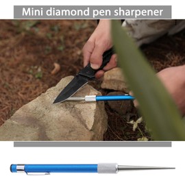 SING F LTD 2PCS Diamond Grinding Pen Portable Pocket Grinder Diamond Sharpener Telescopic Grindstone Sharpening Stone for Grinding Trimming Sawtooth