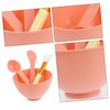WOONEKY 1 Set Mask Bowl Set Stirring Stick Facial Mixing