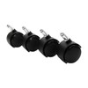 Chromcraft Polyurethane Soft Tread Replacement Casters - Softer Casters for