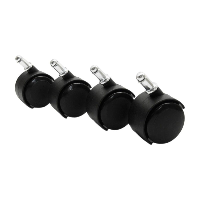 Chromcraft Polyurethane Soft Tread Replacement Casters - Softer Casters for