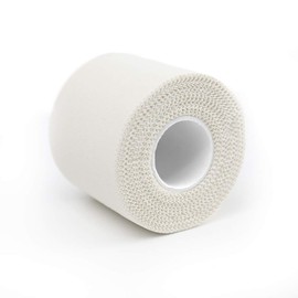SOONGO Zinc Oxide Tape 3.8cm x 10m White Sports Strapping Athletic Tape Inelastic Provide Maximum Support Fixed Joint Good Viscosity Hypoallergenic