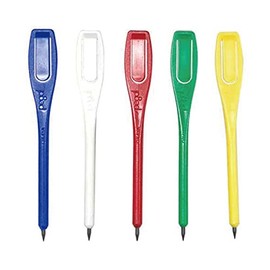 Pegsils 100pcs Disposable Pencils Survey Clip Pencils (Black)