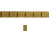 EWCD91 Dentil Moulding 3/4" High x 5/16" Trim. Unfinished, Sapele