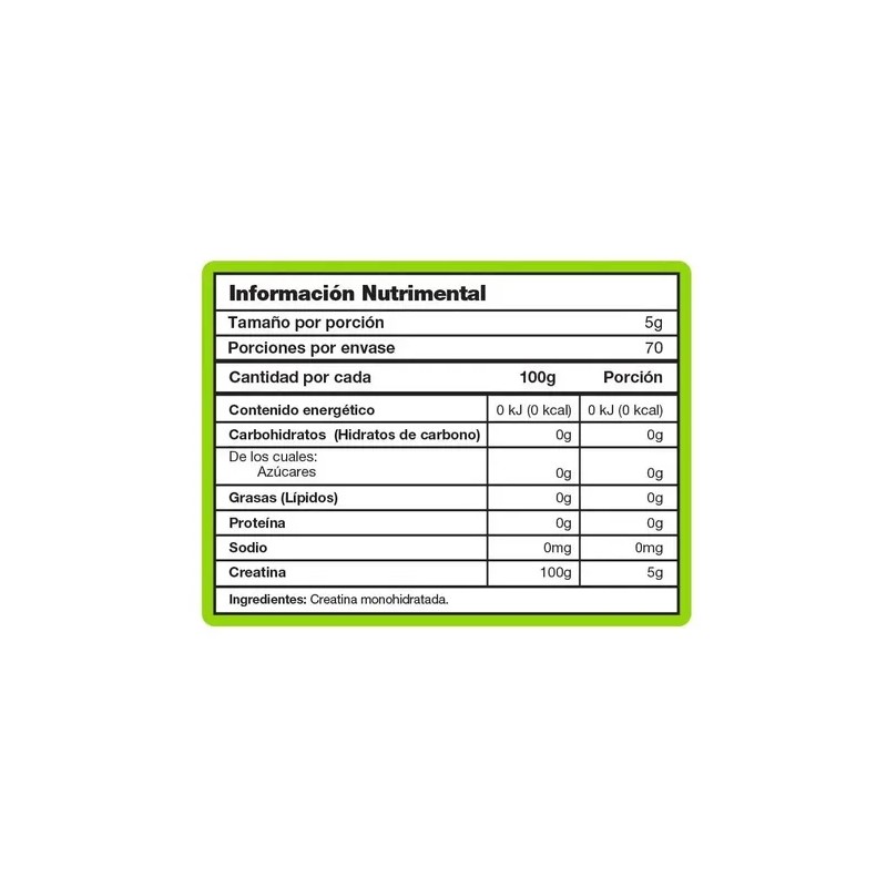 Creatina Monohidratada 100% Pura 350g Mad Labz *