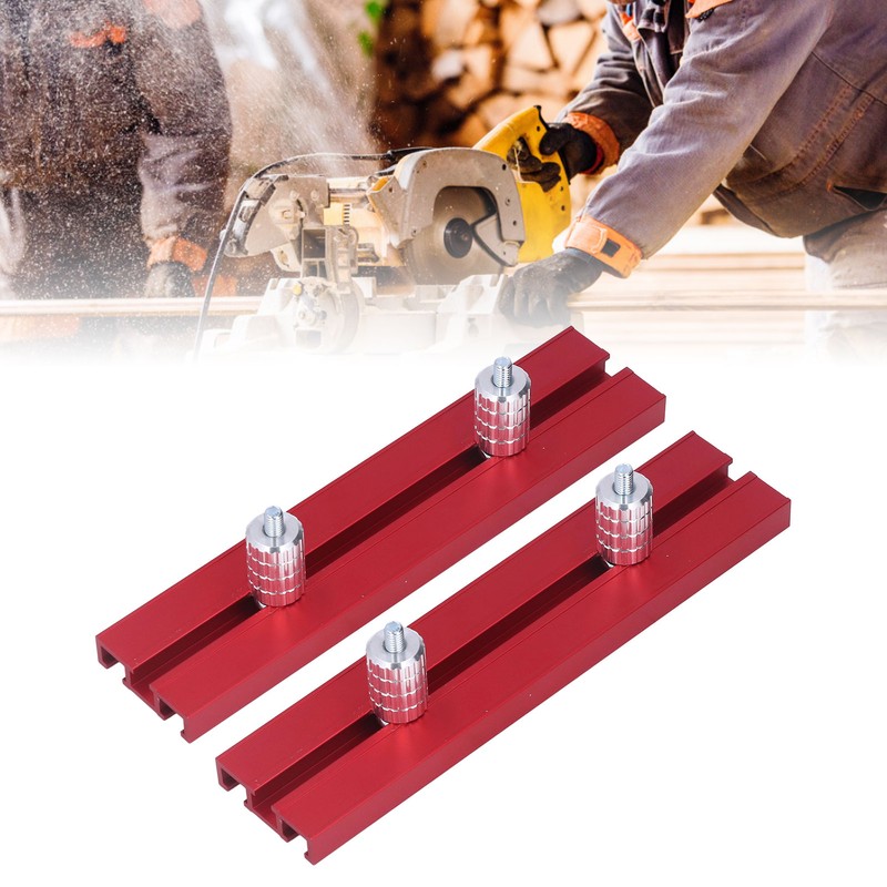 Woodworking Planing Stop Bench Dog Positioning Clamp Tool Set Kit
