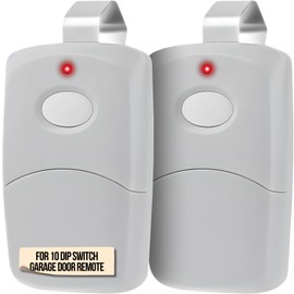 Lucrum for Linear 3089 Multicode Gate Opener Remote - 300 MHz 10 Dip Switch Garage Door Opener Replacement - Compatible with 308911 MCS308911 3060 MCS306010 3070-2 Pack