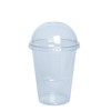 [100 Count] 16 oz. Clear Plastic Cups With Dome Lids