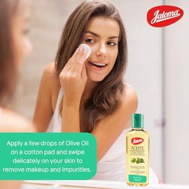 Jaloma Olive Oil, Natural Makeup Remover & Hydrating Skin Care, 4 FL Oz Bottle.