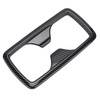 Rear Water Cup Holder Panel Frame Trim Carbon Fiber Style