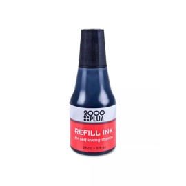 COSCO 2000 PLUS Black, Self Inking Stamp Refill Ink, 25 cc / 0.9 fl. oz Bottle