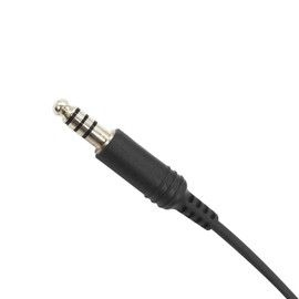 WODASEN General Aviation Headset Dual GA Plugs to Helicopter U174/U Adapter Twin PJ-068 PJ-055 Fixed-Wing Aircraft Headphones to TP-120 U-174 7.0 mm Military Plug Cable Pilot Extension Cord Converter