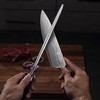 PAUDIN 10 Inch Honing Steel, Knife Sharpening Steel, Professional Carbon