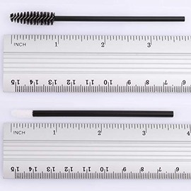 Tbestmax 200 cepillos desechables para máscara de pestañas y labios, aplicador de brillo de labios para extensiones de cejas