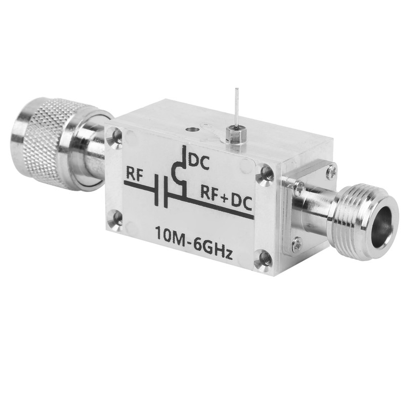 RF Broadband Amplifier Module Aluminium Alloy Bias Tee DC Blocker