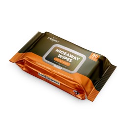 HideAway Wipes | (80) count by Fade Away Camo - Eliminate your scent with these scent free body wipes. Specifically designed to be used while hunting, camping, or performing outdoor activities.