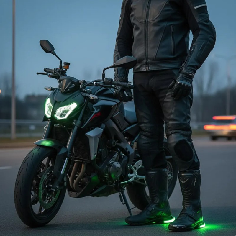 Clip Led Luz Para Moto Y Bicicleta Seguridad Y Visibilidad