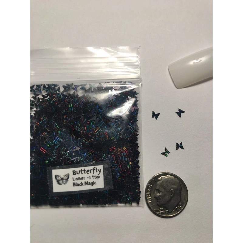 the glitters world V-Day Solvent Resistant LOVE BUTTERFLY shape-Laser-Gl -
