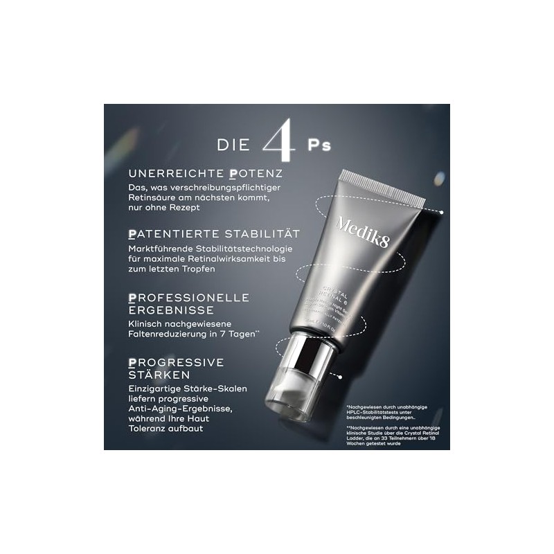 Medik8 Crystal Retinal 3 - Age-Defying Retinal Night Serum -
