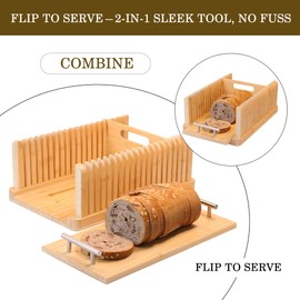 Bread Slicer for Sourdough Rounds & Homemade Bread, Perfect for Artisan Loaves, Durable & Easy to Use – The Ideal Gift for Baking Enthusiasts