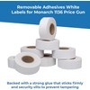 Removable Adhesives White Labels for Monarch 1136 Price Gun -