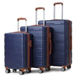 Garvee Luggage Expandable Suitcase 3 Piece Set, Luggage Set of 3 Piece Suitcase with Spinner Wheels, Hardshell Luggage 3 Piece Set(20 in/24 in/28 in)