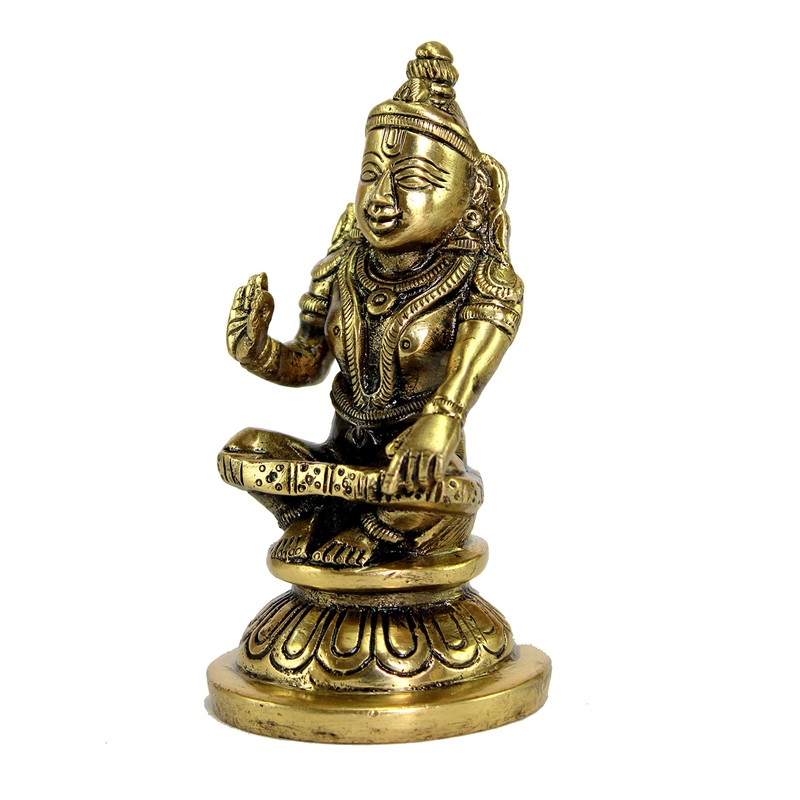 ESPLANADE Ayyappa Statue - 4.25" Inches | Aiyyappa Swamy |