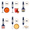 KOIOS 5-in-1 Hand Immersion Blender, 12 Speed Adjustable Emulsifier Handheld
