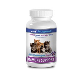 PET SUPPLEMENTS Immune Booster for Cats - Immune Support - for Cats - Vet Recommended - CHEWABLE - Milk Thistle cat - 1 Bottle (90 Chews)