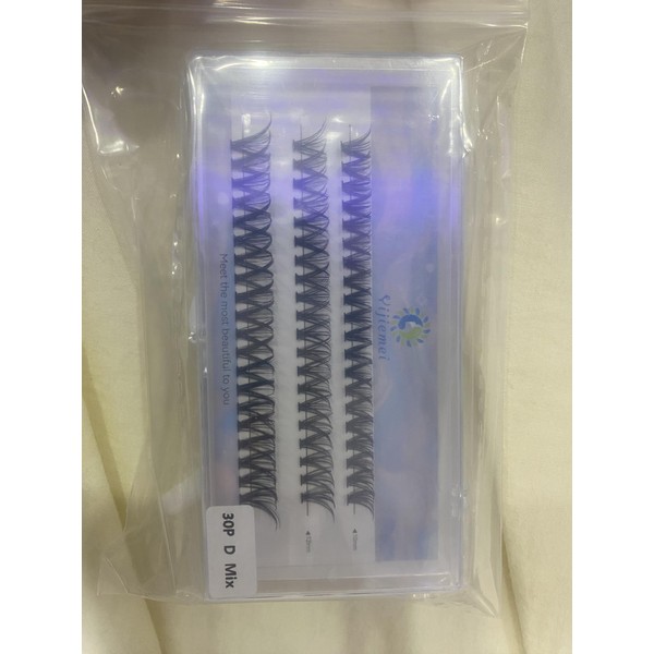 DIY Extension False Lashes, Lash Clusters, 'Natural', 60 lash clusters,