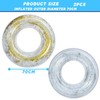70cm Inflatable Swimming Ring Pool Rubber Rings for Kids,2Pcs Gold
